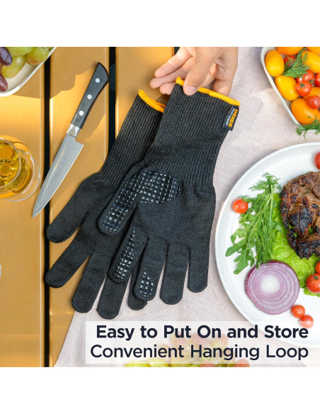 Guantes Deiss PRO Anticorte Grado Alimenticio XL - Protección Nivel 5