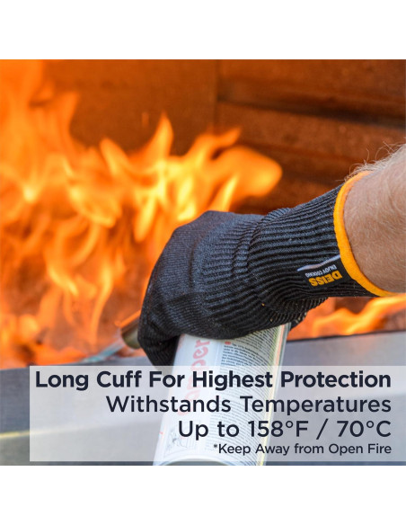 Guantes Deiss PRO Anticorte Grado Alimenticio XL - Protección Nivel 5