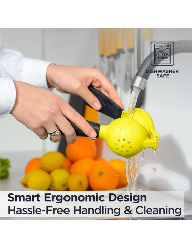 Exprimidor Manual Deiss PRO de Metal 0.75L Antideslizante