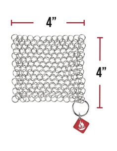 Limpiador de Cadena de Maille Knapp Made 10 cm para Hierro Fundido 2