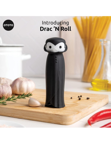 Rodillo de Ajo OTOTO Drac N' Roll de Silicona - Gadget Divertido
