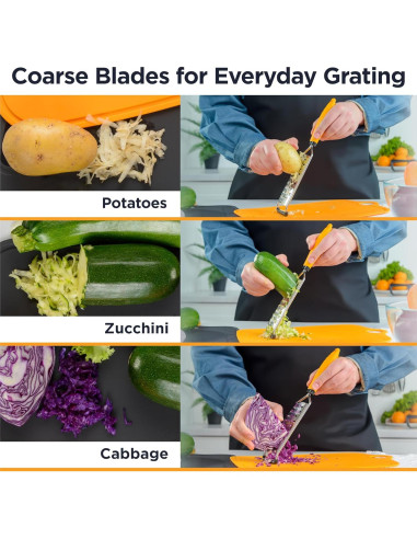 Rallador Grueso Deiss PRO + Cortador de Manzanas