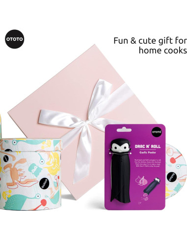 Rodillo de Ajo OTOTO Drac N' Roll de Silicona - Gadget Divertido