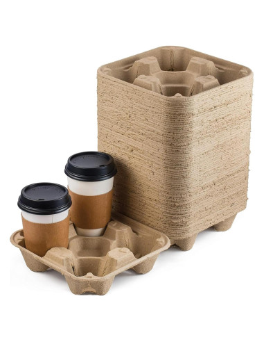 Bandejas de Transporte de Bebidas FMP Brands 4 Tazas 45 Pzas