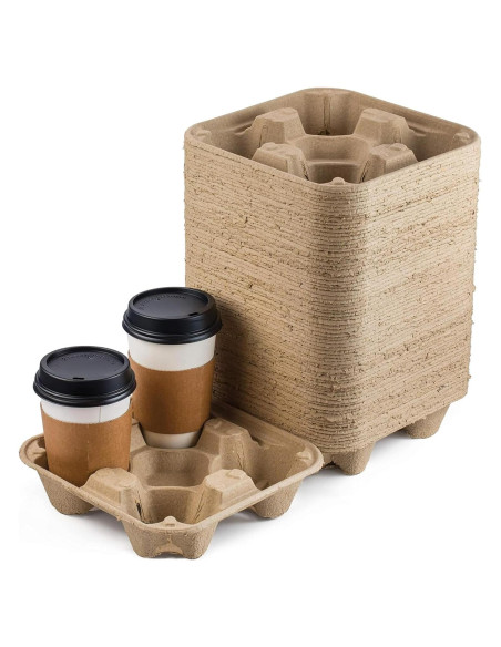 Bandejas de Transporte de Bebidas FMP Brands 4 Tazas 45 Pzas