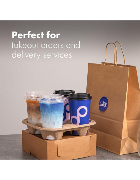 Bandejas de Transporte de Bebidas FMP Brands 4 Tazas 45 Pzas