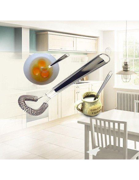 Batidor Mini de Acero Inoxidable KAYCROWN 20 cm Ergonomico