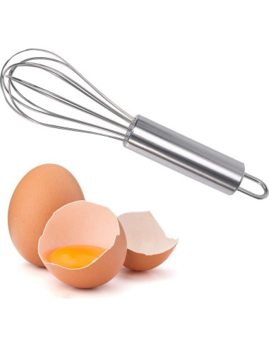 Batidor pequeño de acero inoxidable Huakai 15,24 cm