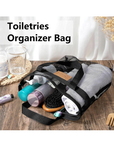 Bolsa de Ducha Portátil Rotema - 30x25 cm - Negro