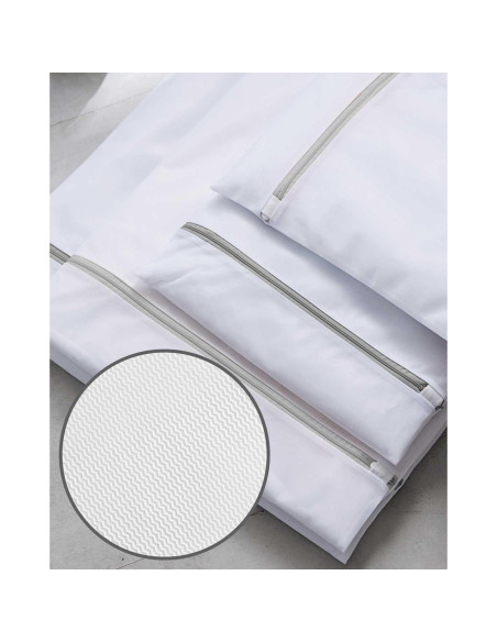 Bolsas de Lencería QiNZiN 3 Piezas 60x60 cm Cremallera Bolsas de Lencería QiNZiN 3 Piezas 60x60 cm Cremallera