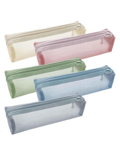 5 Piezas Bolsas de Malla con Cremallera Aswewamt 20 cm