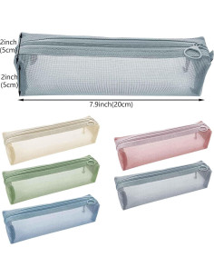 5 Piezas Bolsas de Malla con Cremallera Aswewamt 20 cm 2