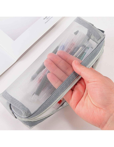 5 Piezas Bolsas de Malla con Cremallera Aswewamt 20 cm