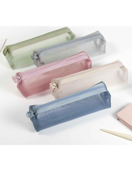 5 Piezas Bolsas de Malla con Cremallera Aswewamt 20 cm