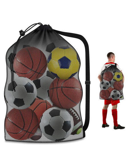 Bolsa de Balones Hoiny Extra Grande 101,6x76,2 cm Malla