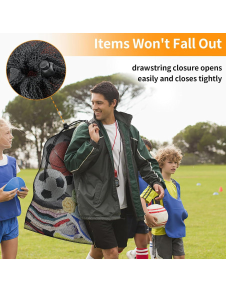 Bolsa de Balones Hoiny Extra Grande 101,6x76,2 cm Malla