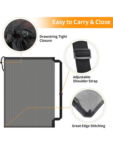 Bolsa de Balones Hoiny Extra Grande 101,6x76,2 cm Malla