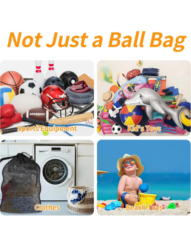Bolsa de Balones Hoiny Extra Grande 101,6x76,2 cm Malla