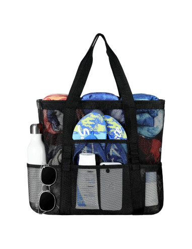 Bolsa de Playa Grande Tavaleu con Bolsillos Multifuncionales