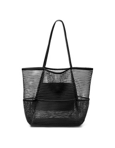 Bolsa de Playa KPX Grande Plegable a Prueba de Arena Negra