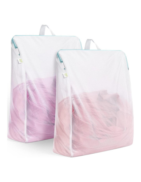 Bolsa de Lavandería de Malla OTraki Grande 60x81 cm 2 Piezas Bolsa de Lavandería de Malla OTraki Grande 60x81 cm 2 Piezas