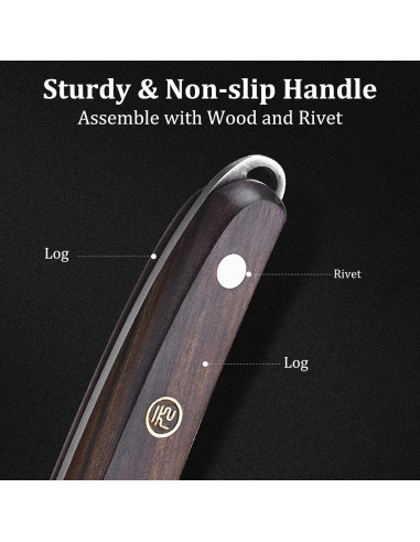 Cuchillo de Hacha de Carne Henriqua 20 cm Acero Inoxidable