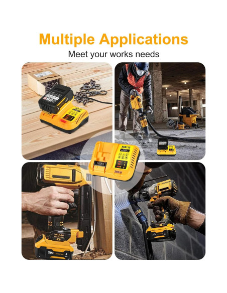 Pack 2 Baterías 20V 3.0Ah Dewalt + Cargador DCB112 Pack 2 Baterías 20V 3.0Ah Dewalt + Cargador DCB112