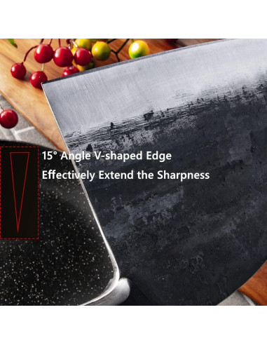 Cuchillo de Chef Freelander 29 cm Acero Alto Carbono Forjado