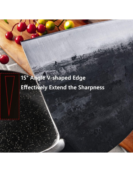 Cuchillo de Chef Freelander 29 cm Acero Alto Carbono Forjado