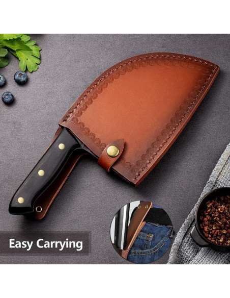 Cuchillo de Chef Freelander 29 cm Acero Alto Carbono Forjado