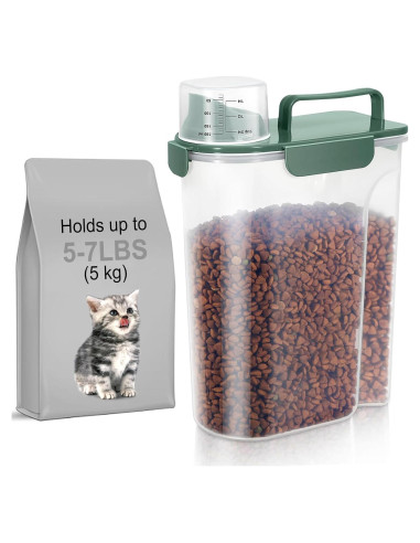 Contenedor de Almacenamiento para Comida de Mascotas 5L LEAWALK
