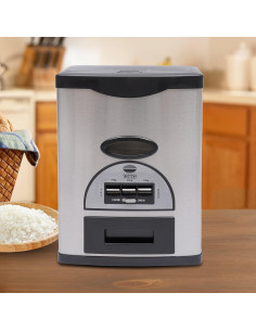 Dispensador de Arroz Automático Gdrasuya10 10kg Acero Inoxidable 2