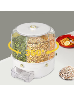 Dispensador de Granos 6 Compartimentos Haedspup 25cm 2