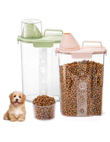 DEAYOU Contenedor Hermético 3L para Comida de Mascotas