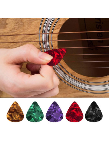 35 Piezas Protectores de Dedo de Silicona para Guitarra