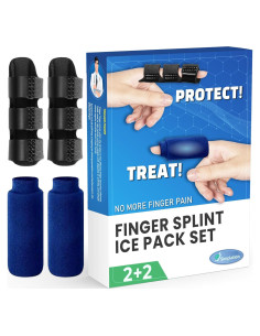 Férula para Dedo Trigger y Paquete de Hielo Simplation - Conjunto 2+2