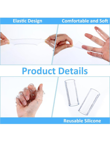 20 Protectores de Dedo de Silicona ValueBargain 1.78 cm