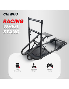 Simulador de Carreras Ciwucseat con Soporte para Monitor Ajustable 2