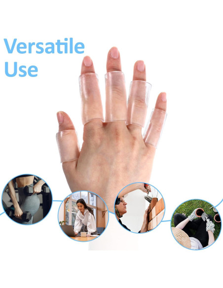 20 Protectores de Dedo de Silicona ValueBargain 1.78 cm