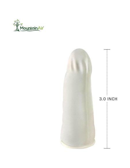 250 Fundas Desechables para Dedos MountainAir - Medianas