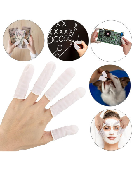 Guantes de Dedo Desechables BTYMS 400 Láttex Pequeños