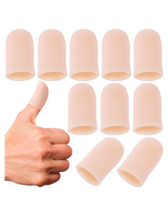 10 Fundas de Gel para Dedos HINZIC - Protector Silicona