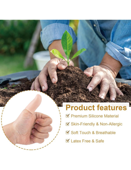 10 Fundas de Gel para Dedos Mxxipp - Alivio Artritis