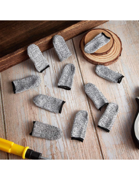 20 Protectores de Dedos Resistentes a Cortes Honoson