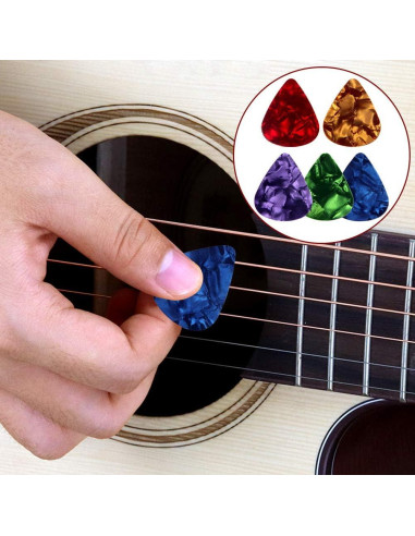 30 Protectores de Dedos de Silicona para Guitarra 5 Tamaños