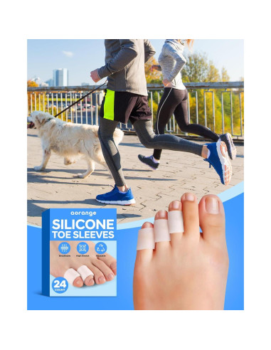 Mangas de Silicona Aorange para Dedos del Pie - 24 Unidades