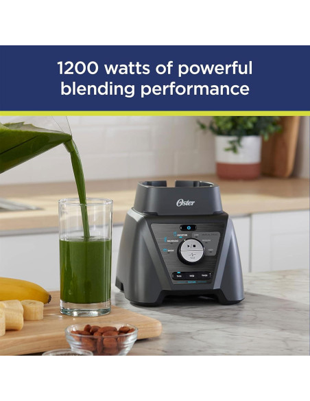 Licuadora y Procesador de Alimentos Oster 3 en 1 1200W Gris