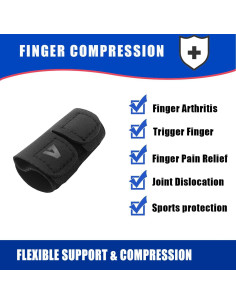 Mangas Elásticas para Dedos Mezeic Soporte Alivio Artritis 2