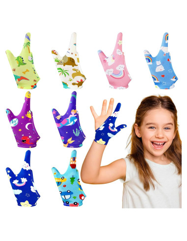 Guantes Antimordedura para Niños Janmercy 8 Estilos 8-12 Años
