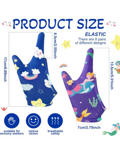 Guantes Antimordedura para Niños Janmercy 8 Estilos 8-12 Años 2